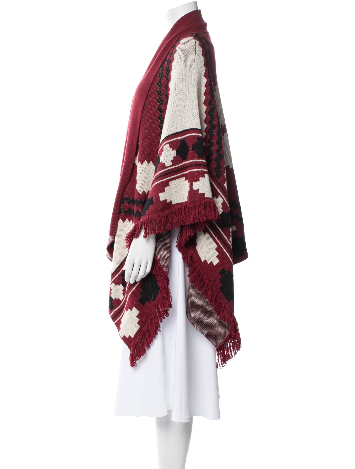 L'Agence Wool Printed Shawl
