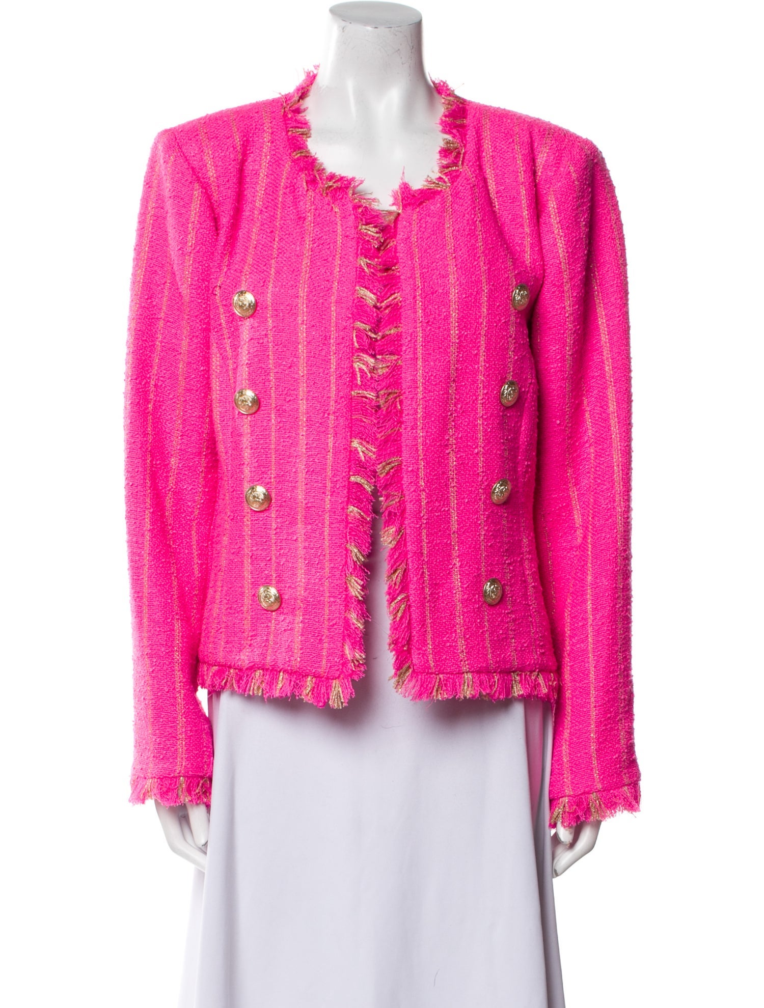 L'Agence Tweed Pattern Evening Jacket w/ Tags