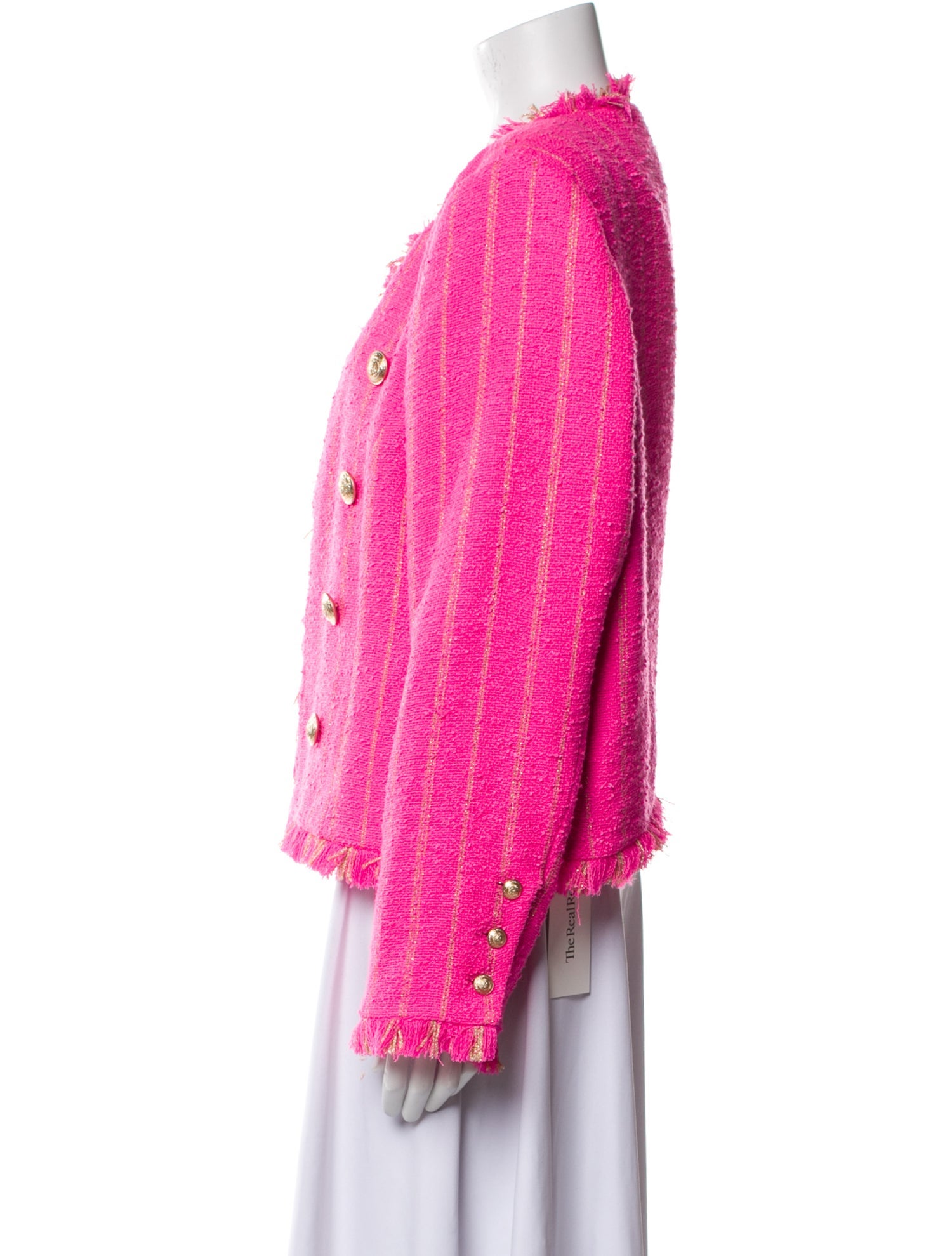 L'Agence Tweed Pattern Evening Jacket w/ Tags