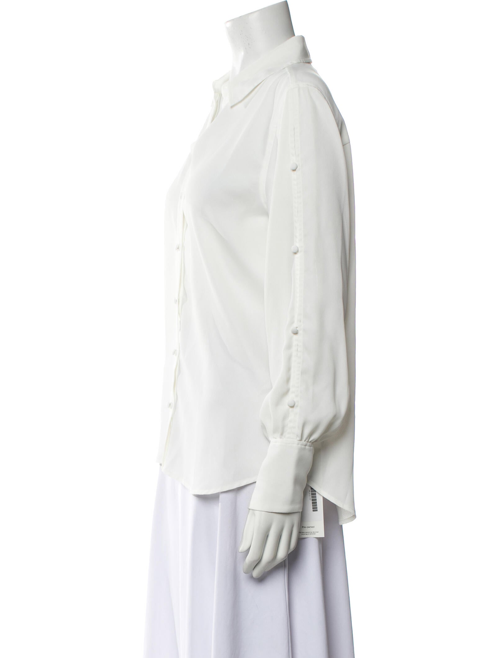 L'Agence Long Sleeve Button-Up Top