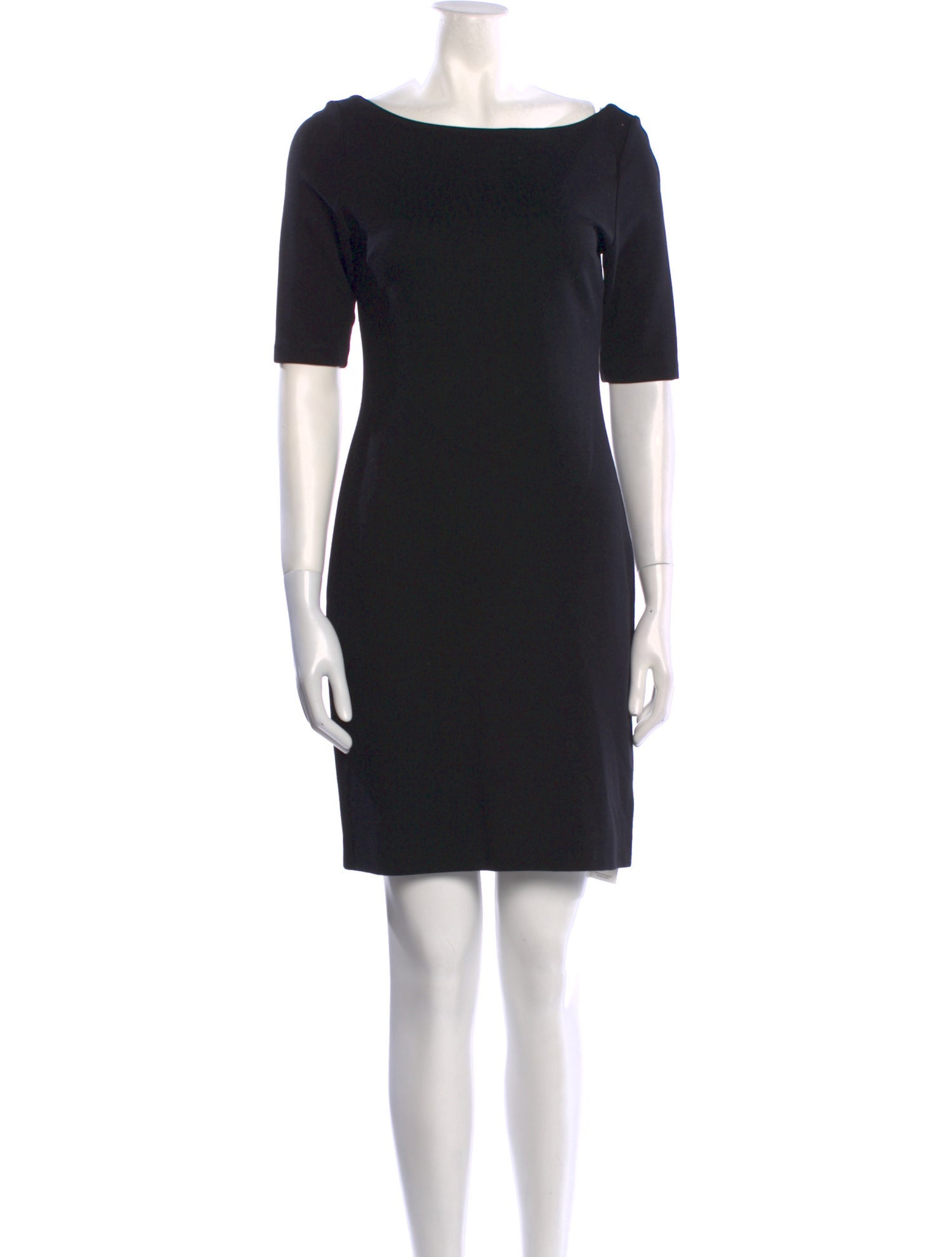 L'Agence Bateau Neckline Mini Dress