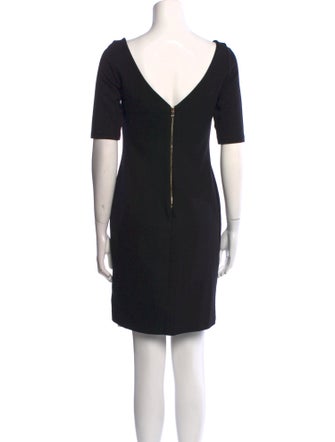 L'Agence Bateau Neckline Mini Dress
