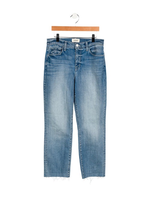 L'Agence Mid-Rise Straight Leg Jeans
