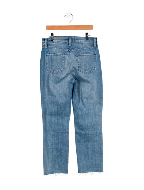 L'Agence Mid-Rise Straight Leg Jeans