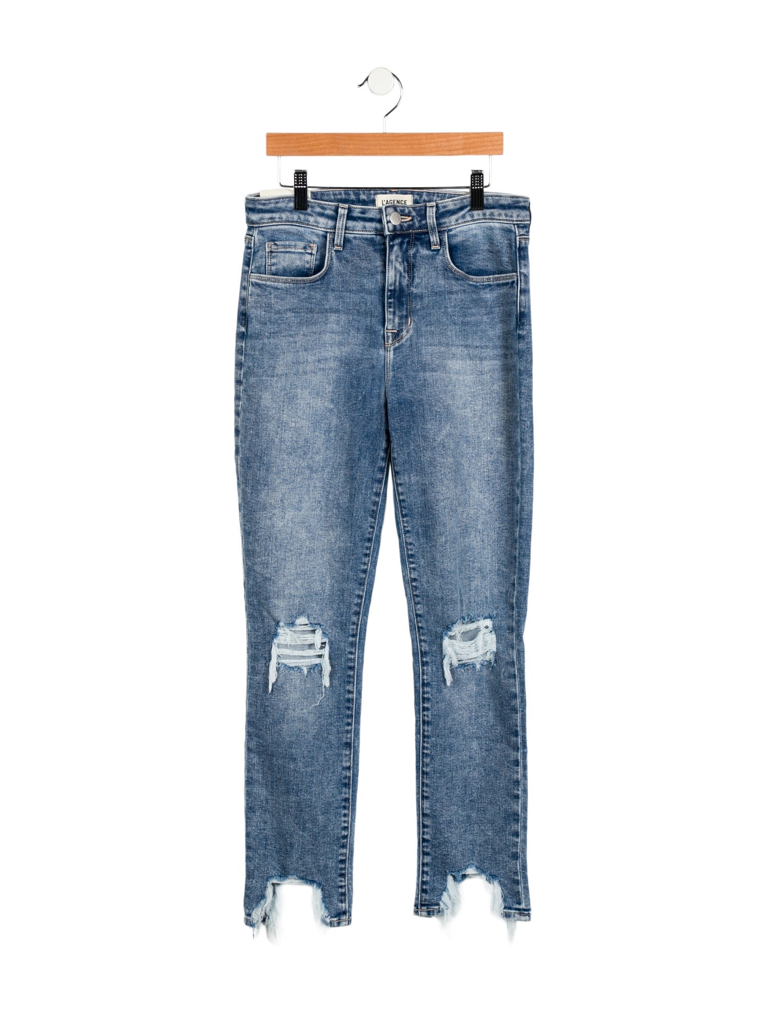 L'Agence Mid-Rise Straight Leg Jeans w/ Tags