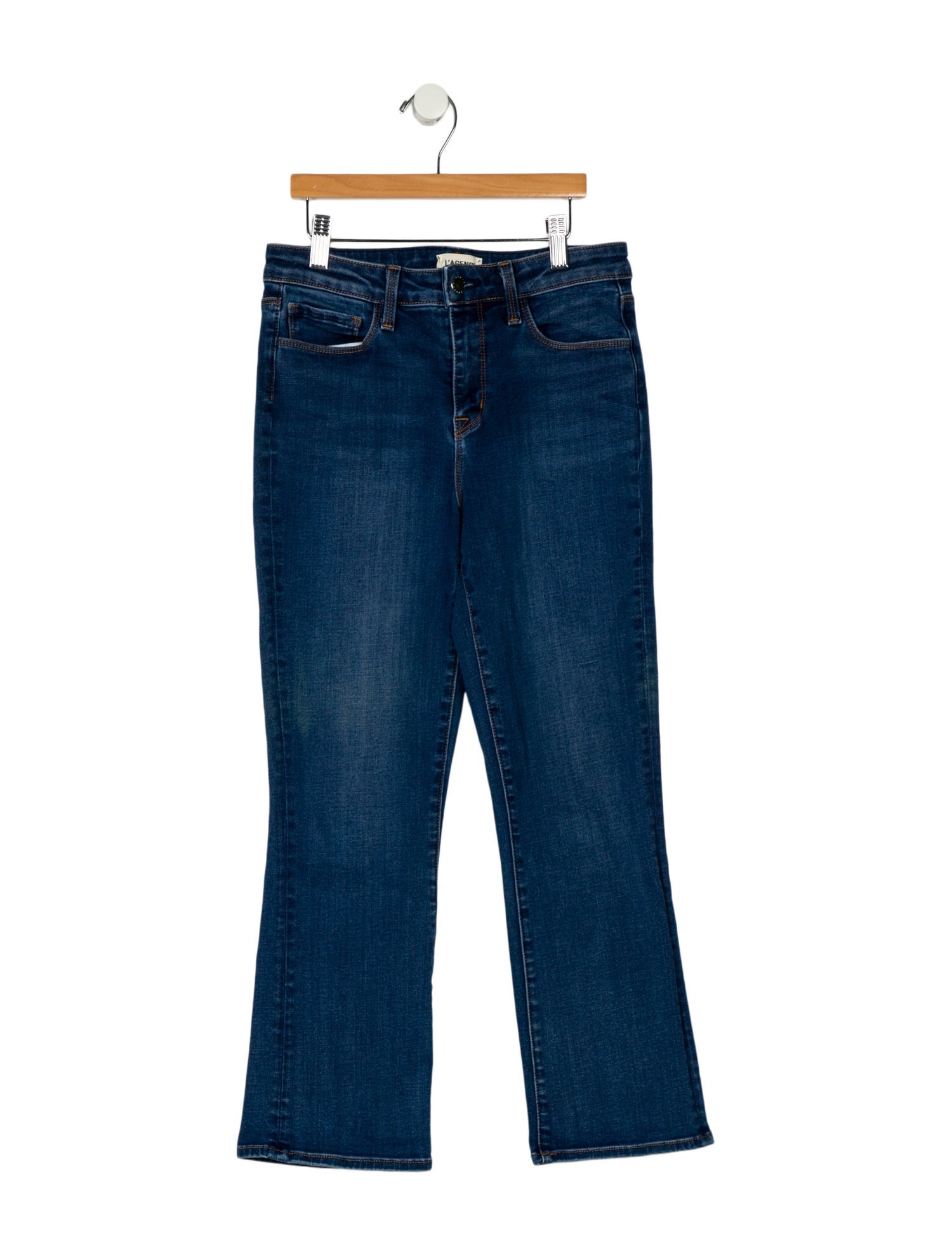 L'Agence High-Rise Straight Leg Jeans
