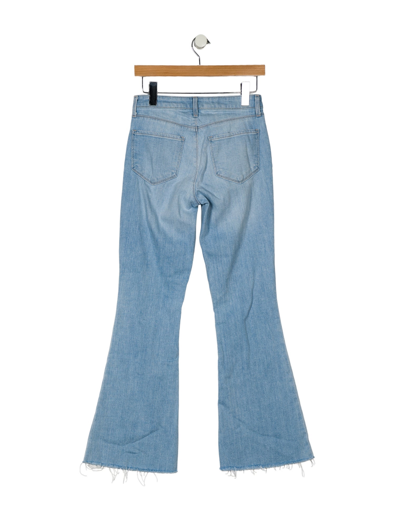 L'Agence Mid-Rise Wide Leg Jeans