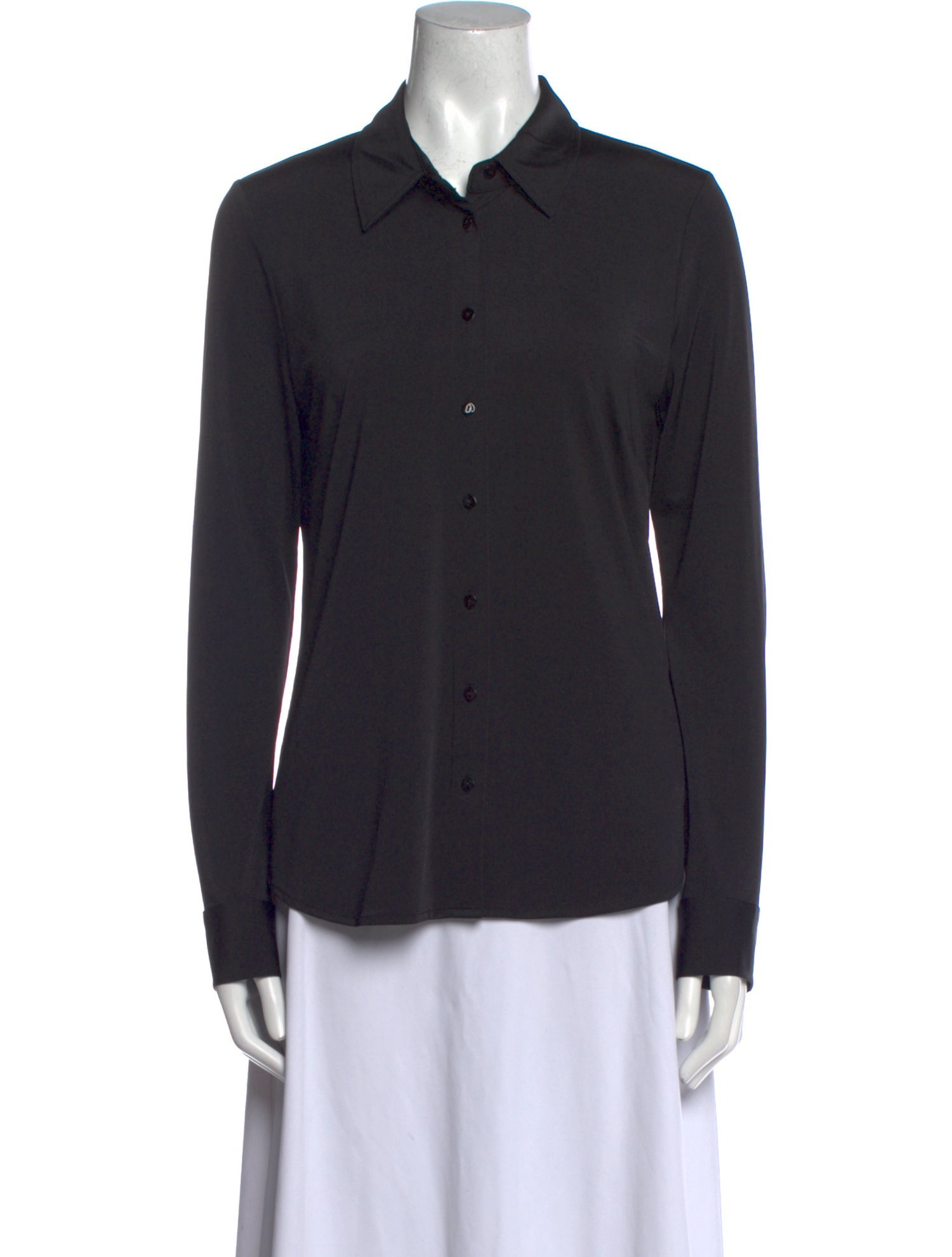 L'Agence Long Sleeve Button-Up Top w/ Tags