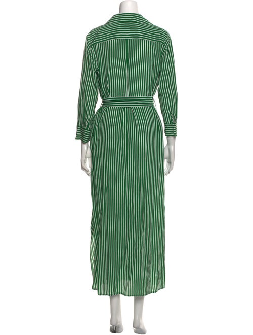 L'Agence Silk Long Dress