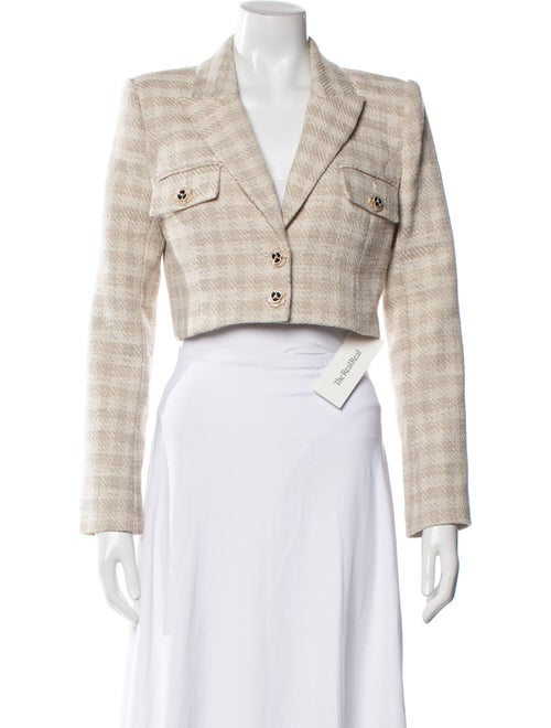 L'Agence Plaid Print Blazer