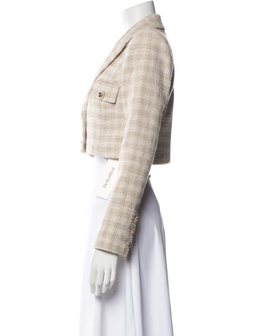 L'Agence Plaid Print Blazer