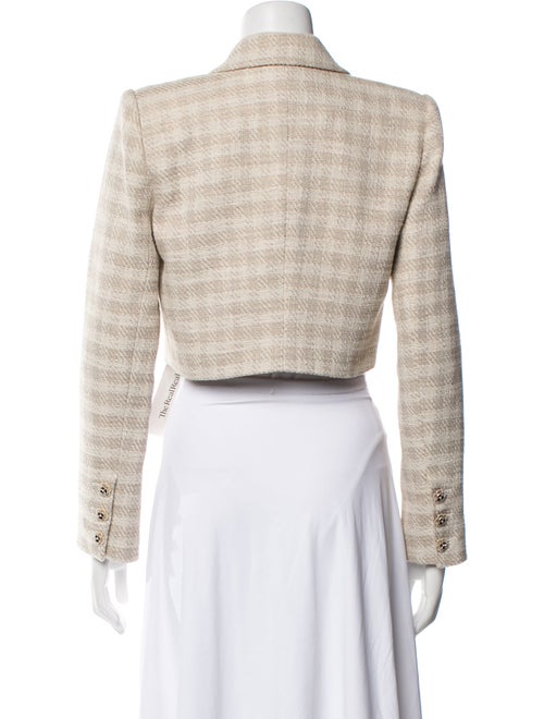 L'Agence Plaid Print Blazer