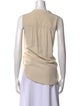 L'Agence Silk V-Neck Blouse