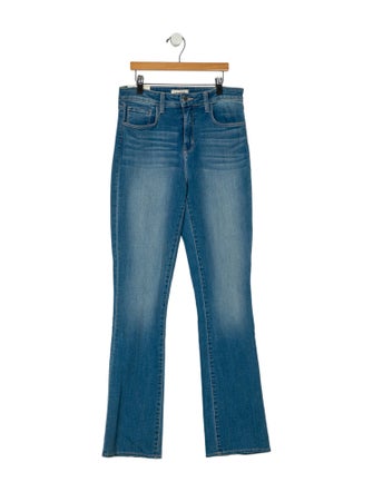 L'Agence High-Rise Straight Leg Jeans