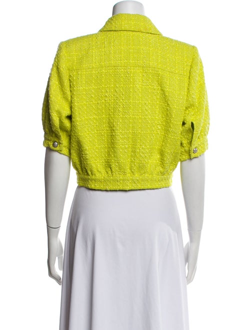 L'Agence Tweed Pattern Evening Jacket