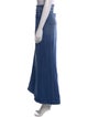 L'Agence Raw-Edge Trim Long Skirt