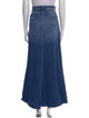 L'Agence Raw-Edge Trim Long Skirt