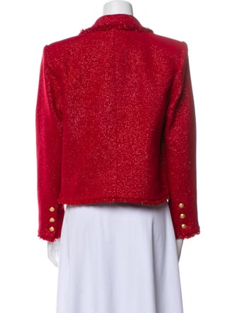 L'Agence Tweed Pattern Blazer