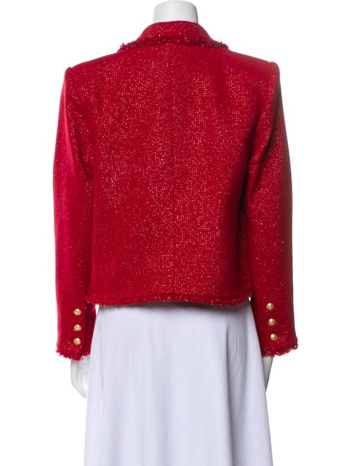 L'Agence Tweed Pattern Blazer