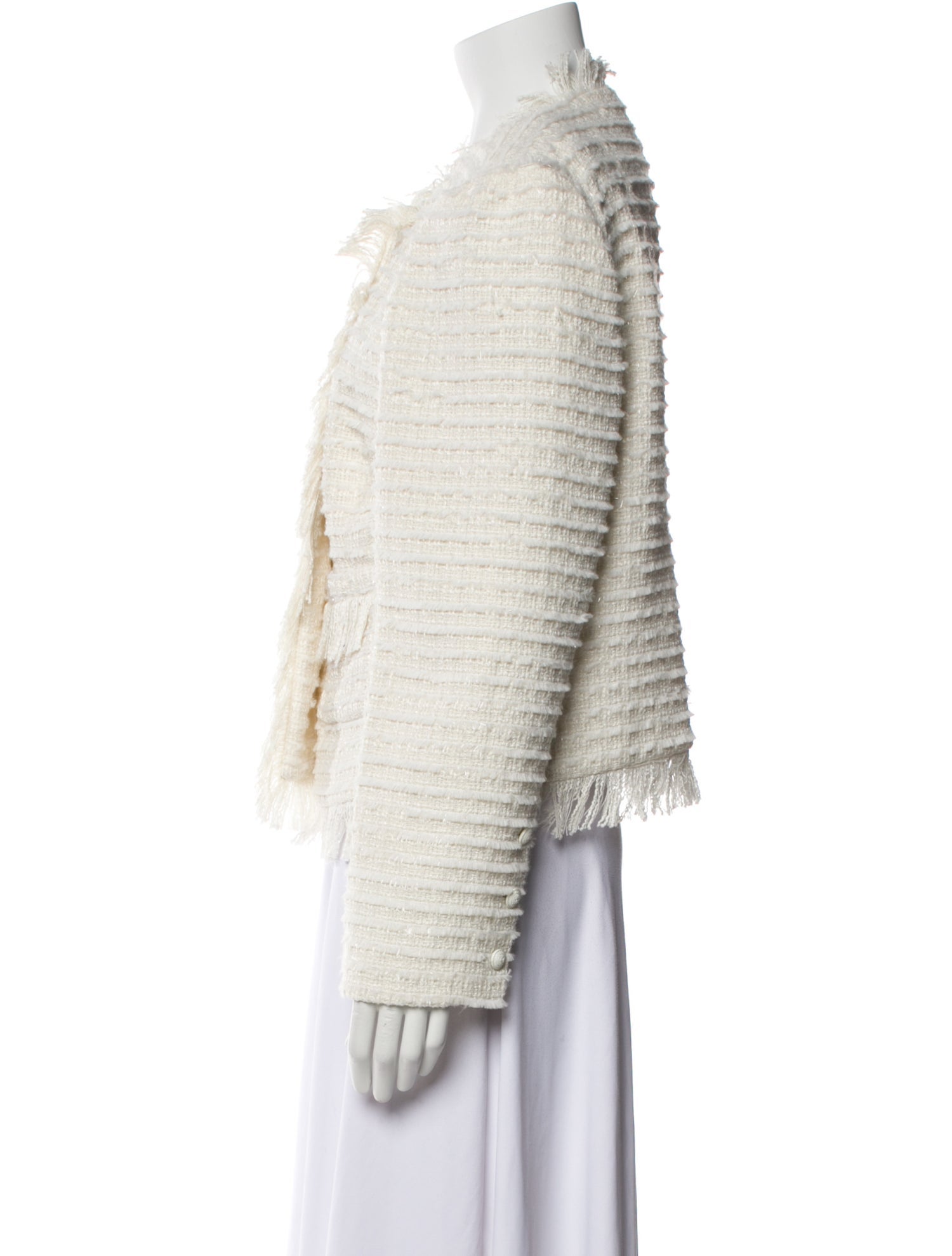 L'Agence Tweed Pattern Jacket