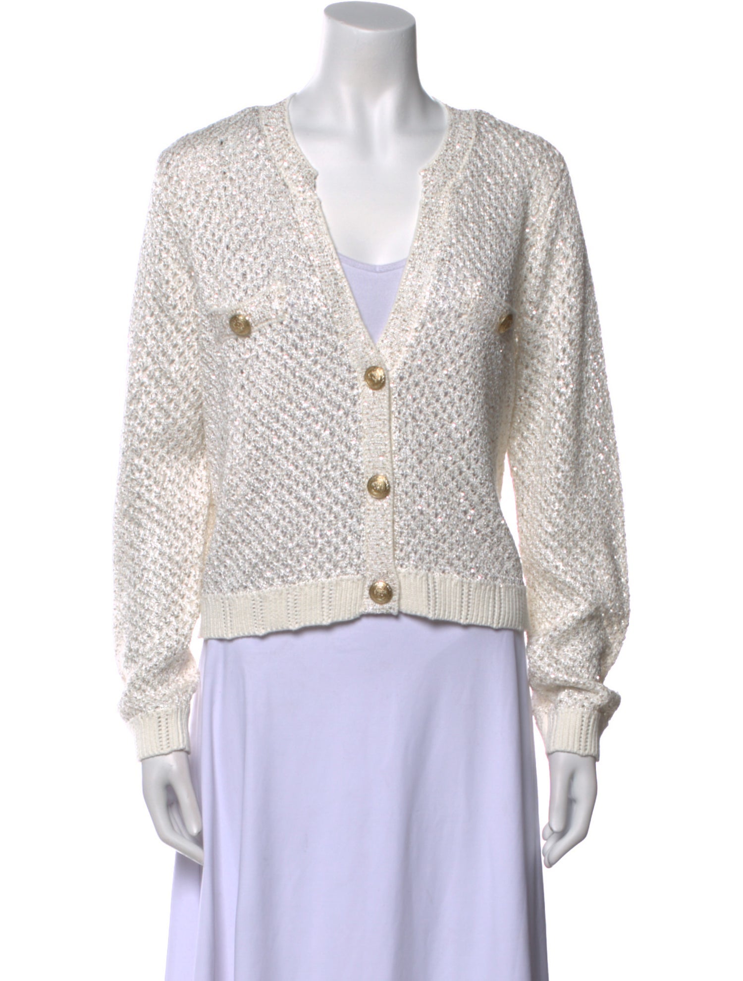 L'Agence V-Neck Sweater