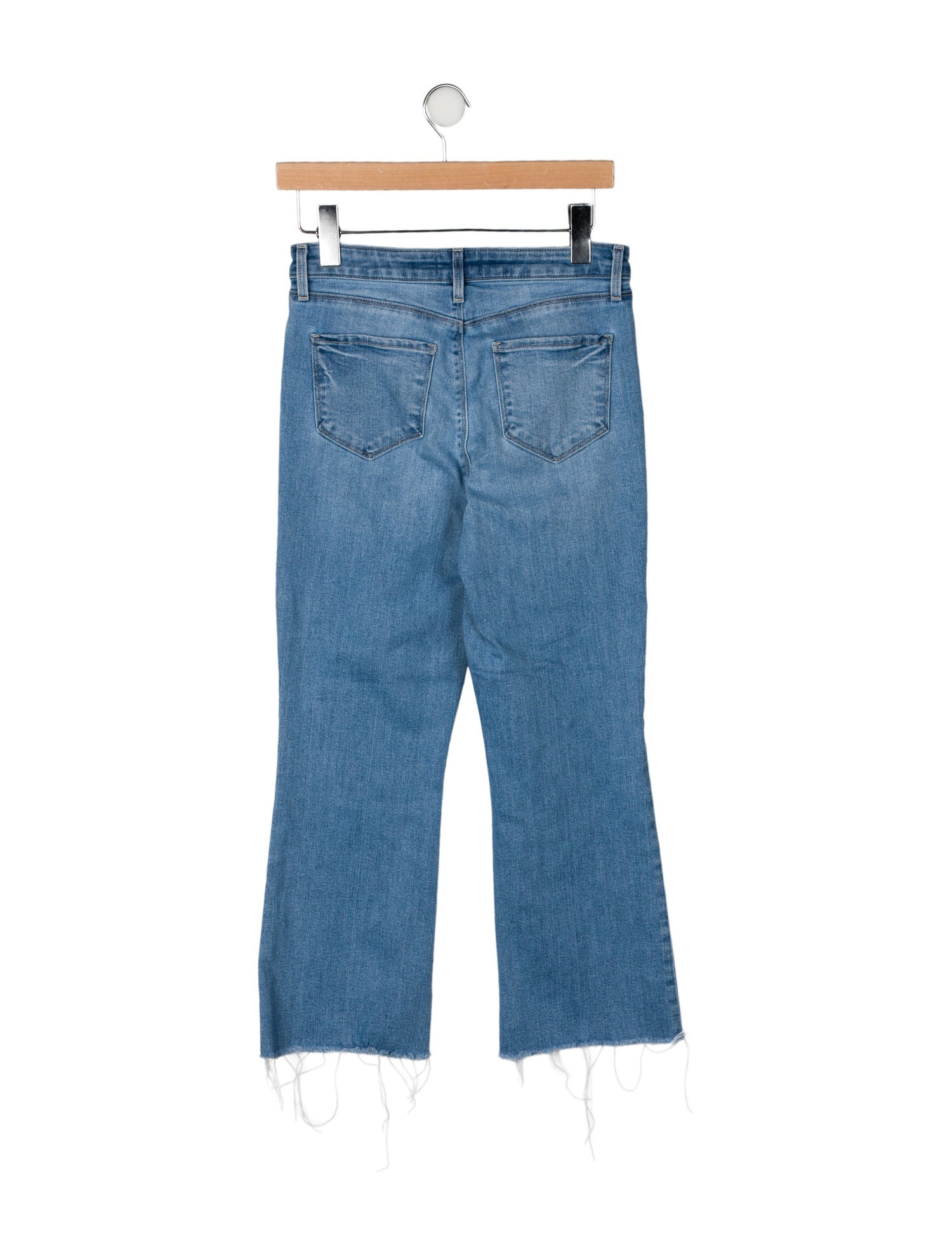 L'Agence Mid-Rise Wide Leg Jeans