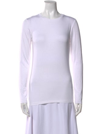 L'Agence Crew Neck Long Sleeve Top