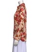 L'Agence Silk Floral Print Blouse
