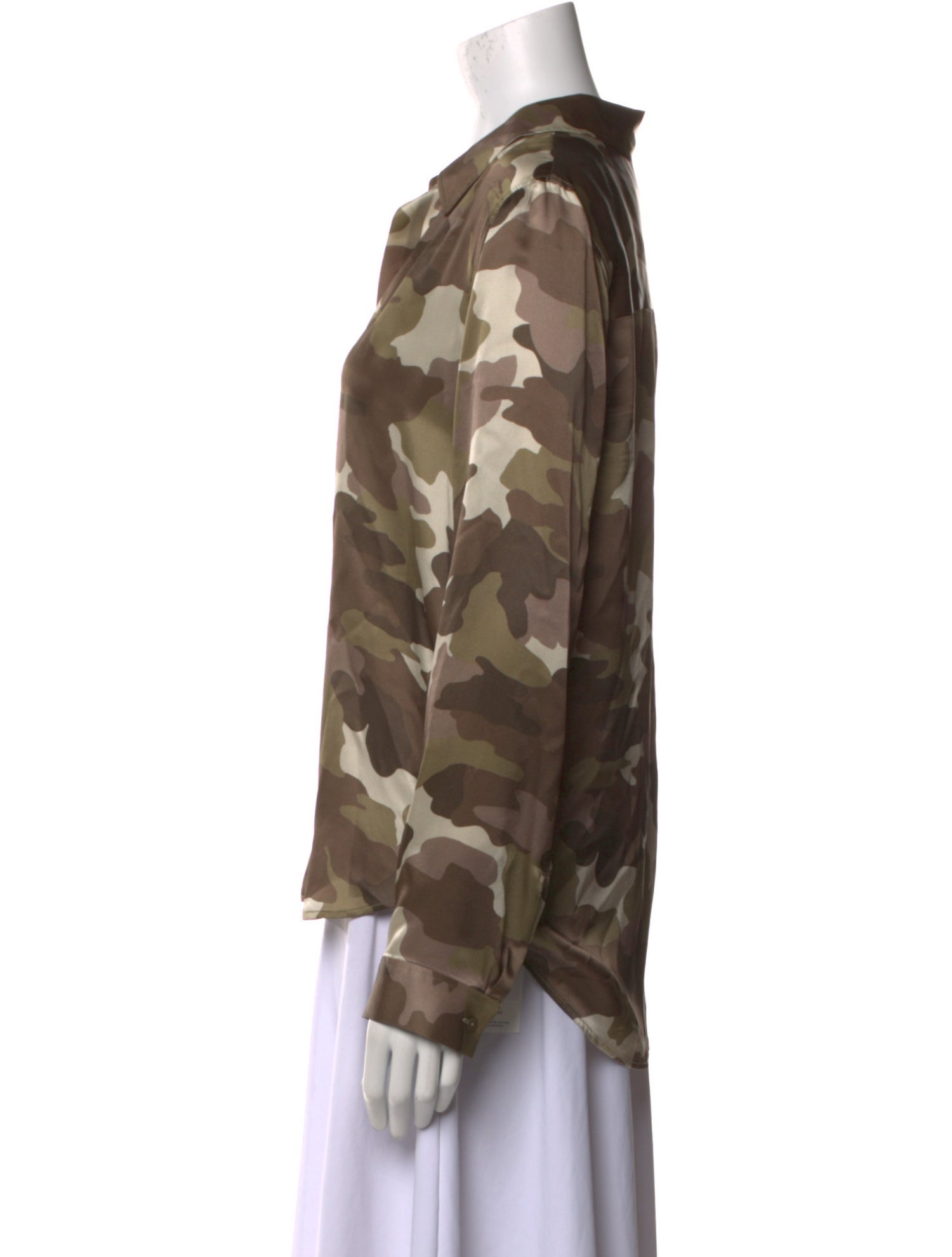 L'Agence Silk Printed Blouse