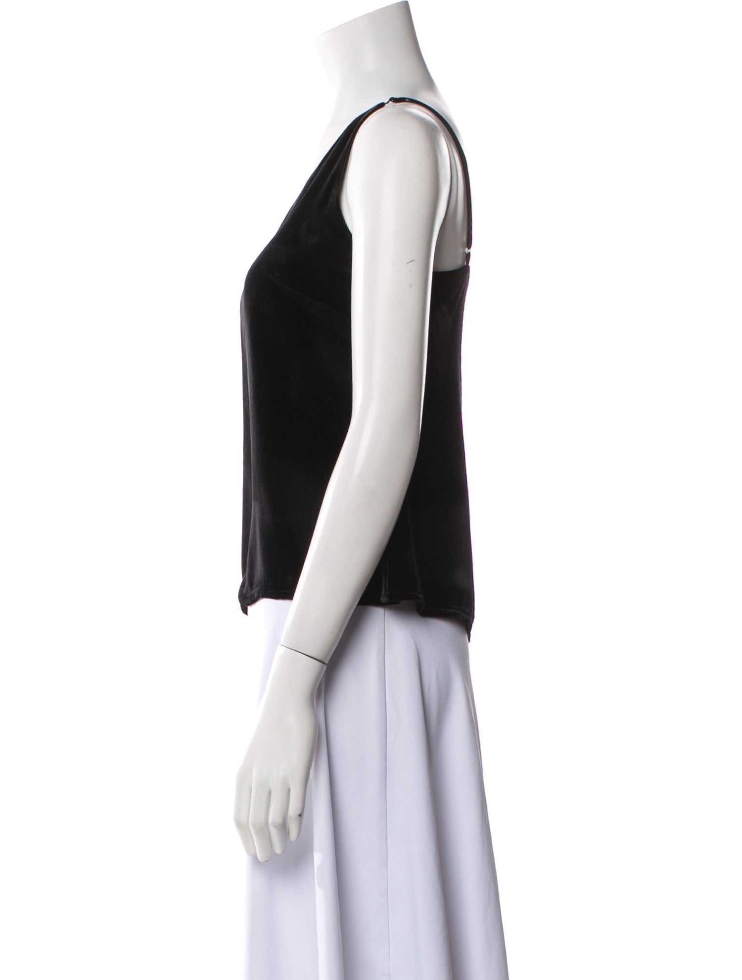 L'Agence V-Neck Sleeveless Top