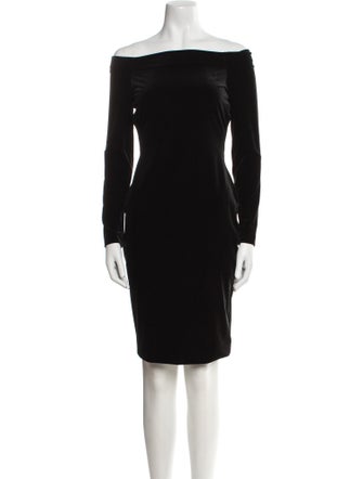 L'Agence Off-The-Shoulder Mini Dress