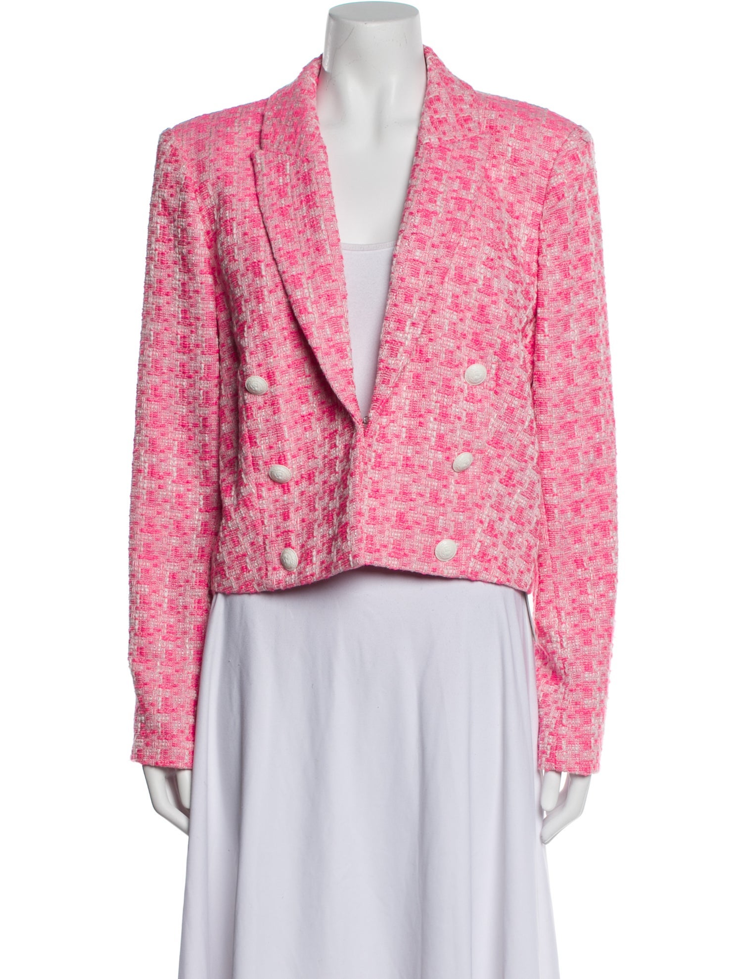 L'Agence Houndstooth Print Blazer w/ Tags