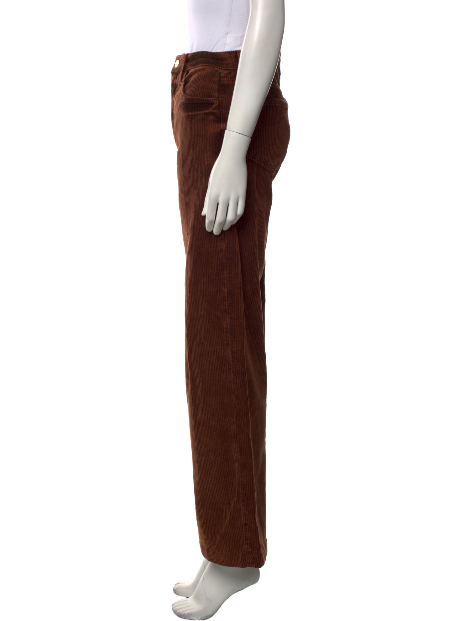 L'Agence Corduroy Wide Leg Pants