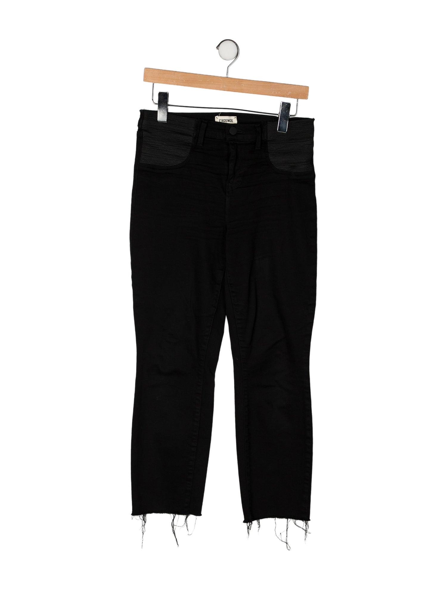 L'Agence Mid-Rise Straight Leg Jeans