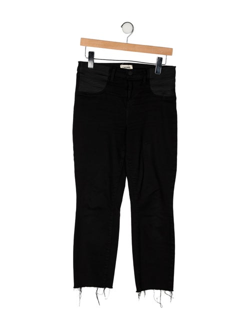 L'Agence Mid-Rise Straight Leg Jeans