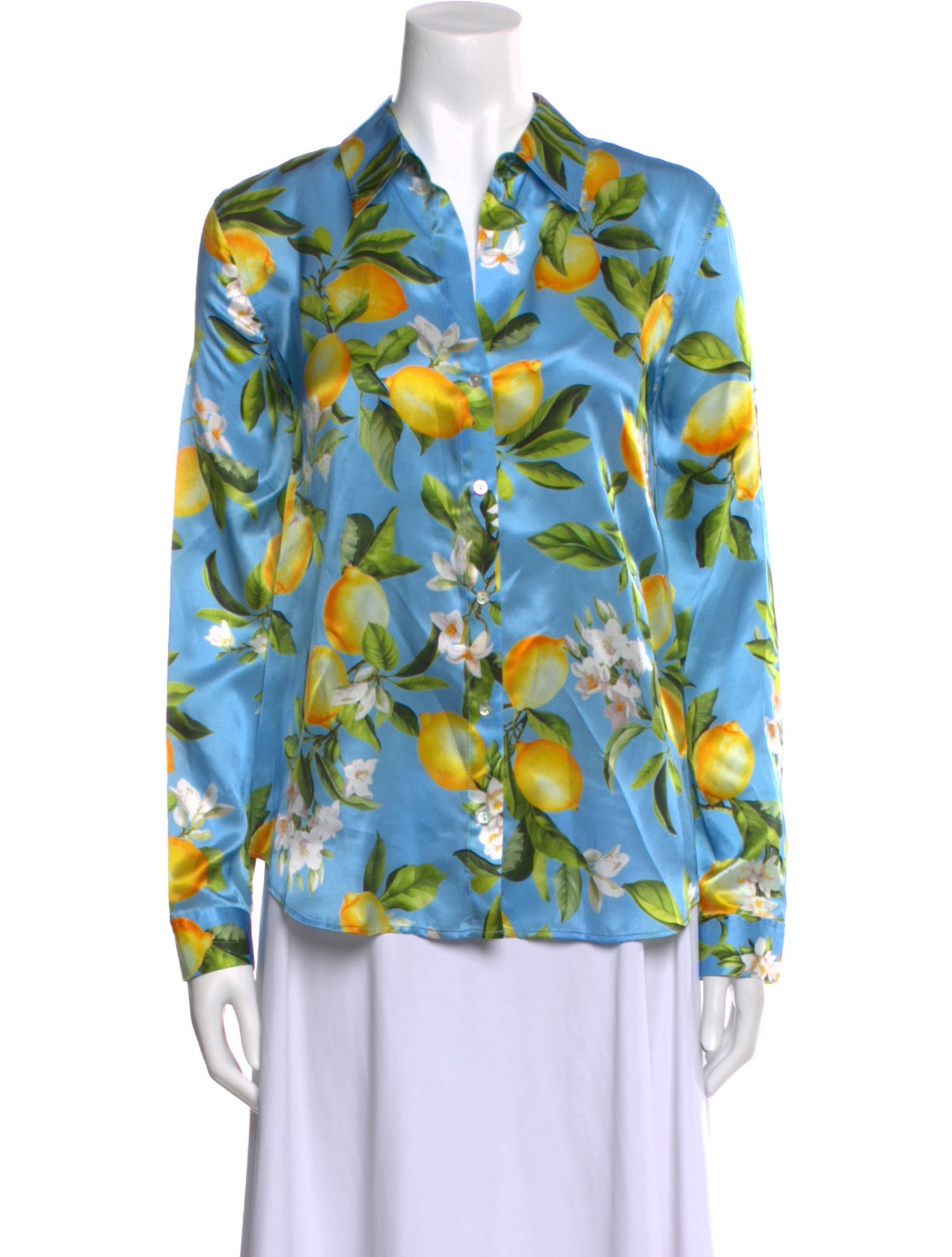 L'Agence Silk Floral Print Blouse w/ Tags