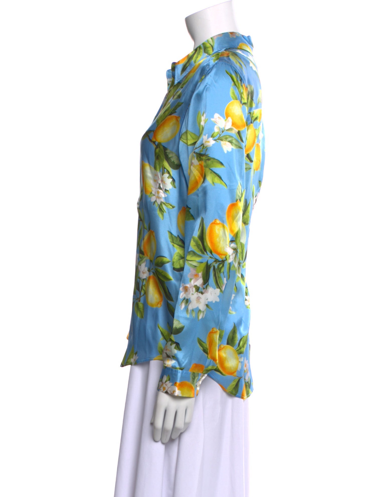 L'Agence Silk Floral Print Blouse w/ Tags