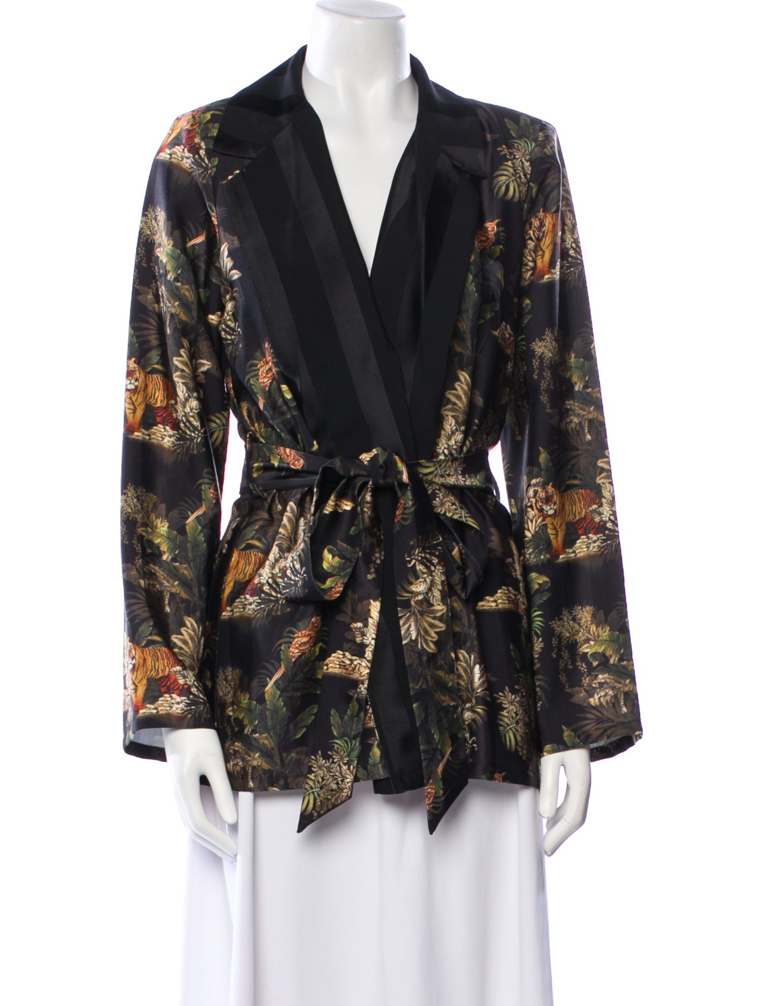 L'Agence Floral Print Blazer