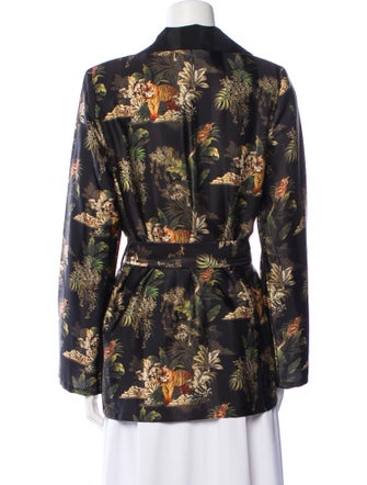 L'Agence Floral Print Blazer
