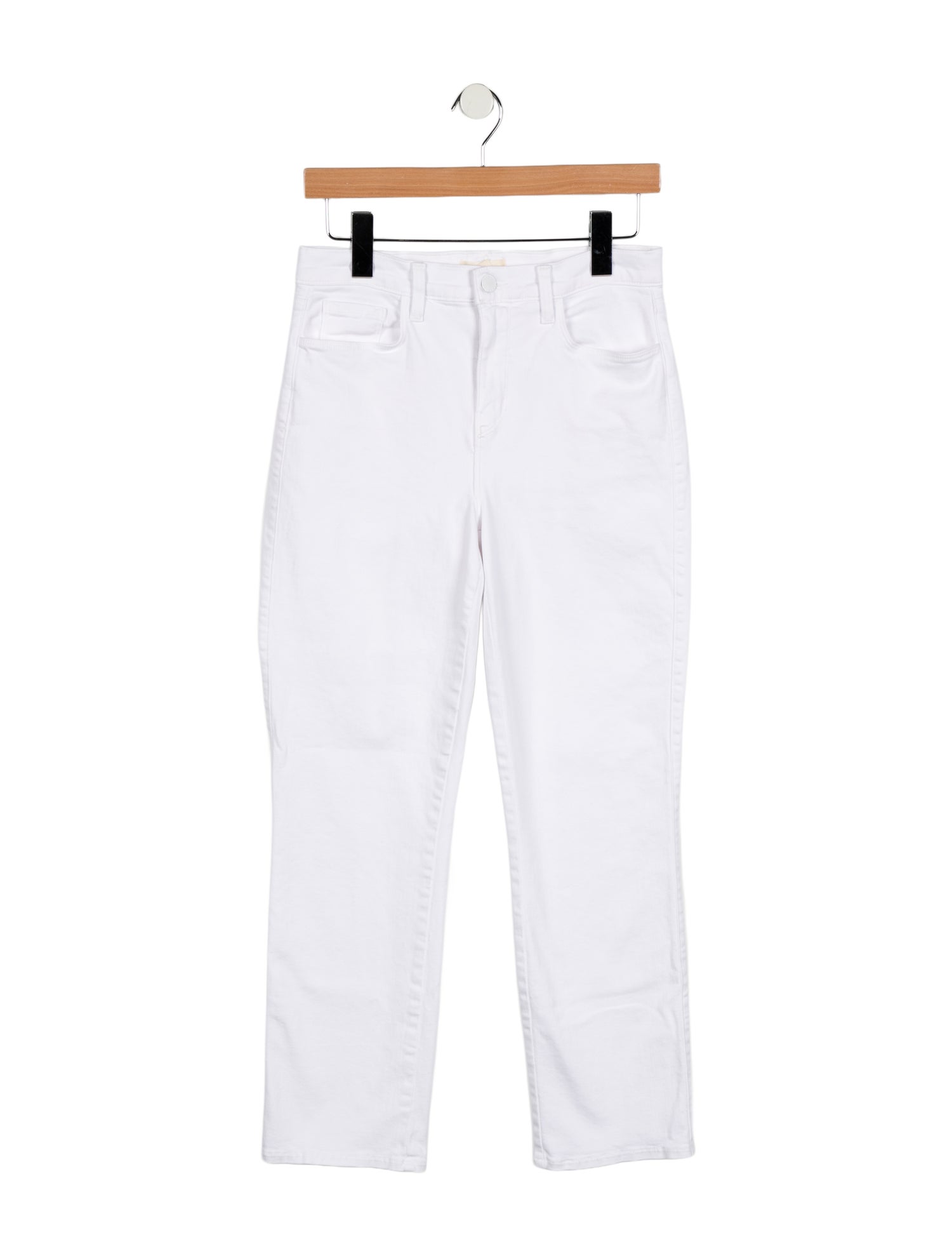 L'Agence Mid-Rise Straight Leg Jeans