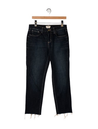 L'Agence Mid-Rise Straight Leg Jeans