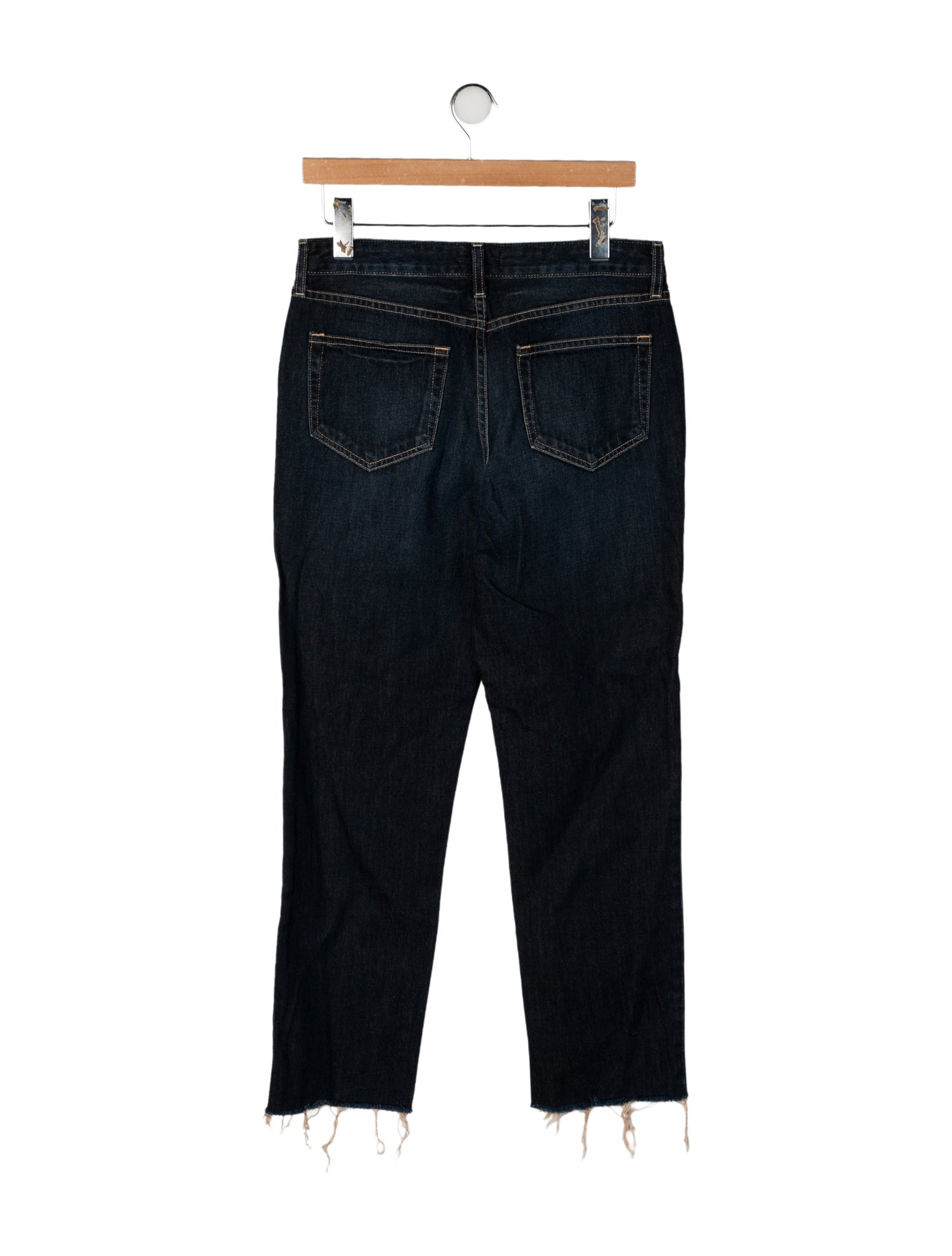 L'Agence Mid-Rise Straight Leg Jeans