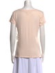 L'Agence Scoop Neck Short Sleeve T-Shirt