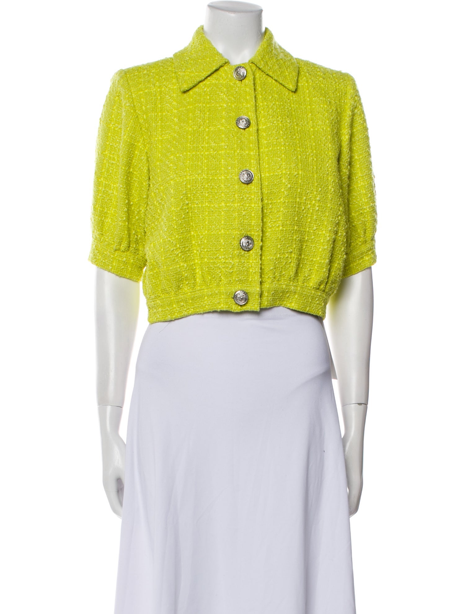 L'Agence Tweed Pattern Bolero