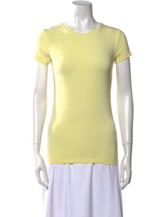 L'Agence Crew Neck Short Sleeve T-Shirt