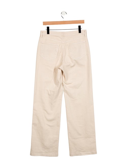 L'Agence Mid-Rise Wide Leg Jeans