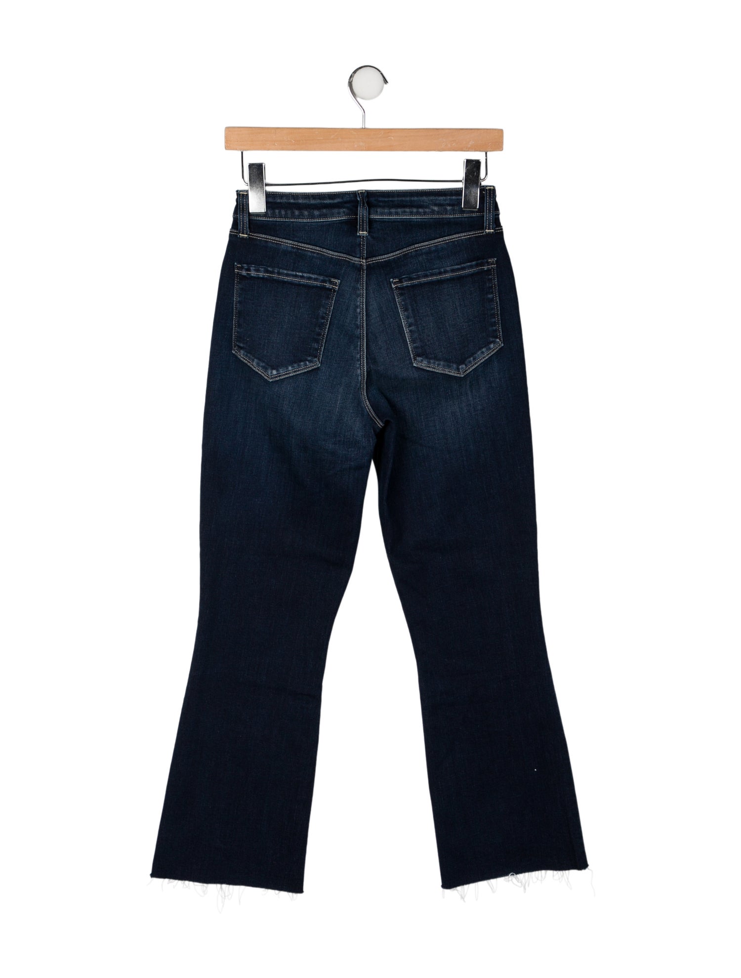 L'Agence Mid-Rise Straight Leg Jeans