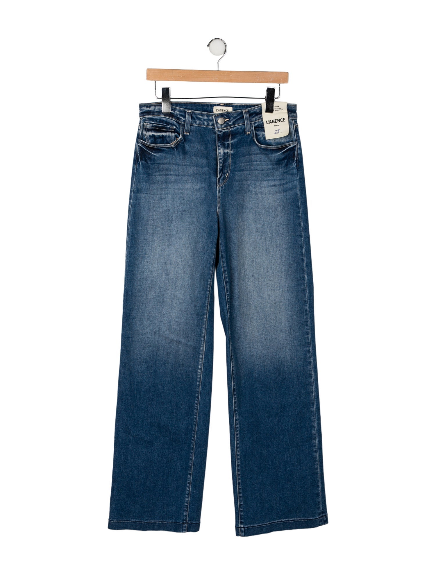 L'Agence High-Rise Wide Leg Jeans