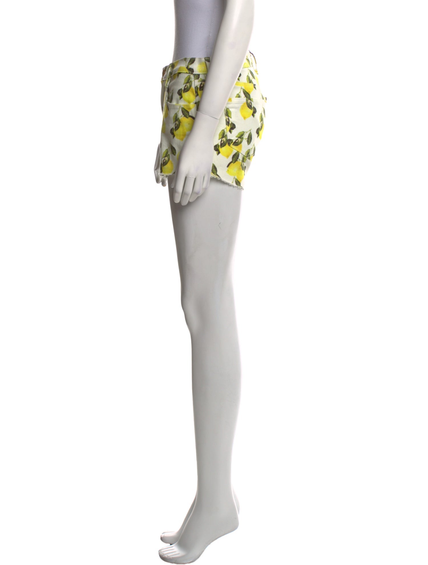 L'Agence Floral Print Mini Shorts