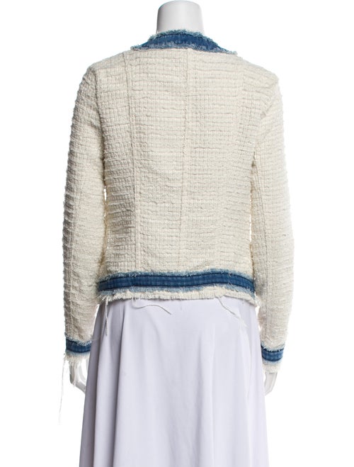 L'Agence Tweed Pattern Evening Jacket